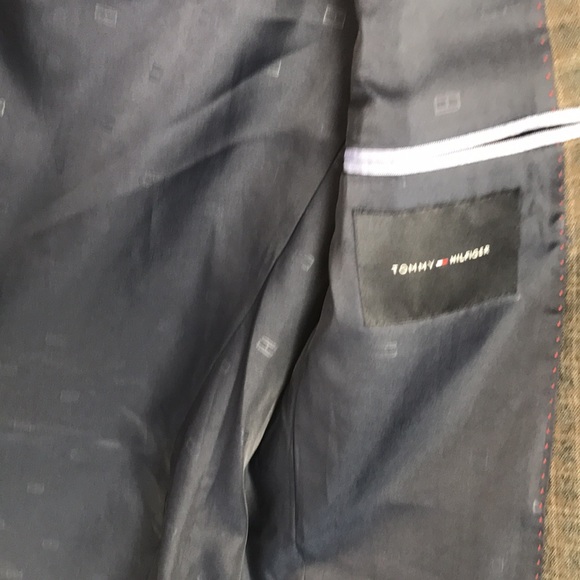 Tommy Hilfiger Mens Suit Separate Brown Size 38 Long Blazer Modern $295